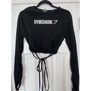 Gymshark Ribbon Crop Long Sleeve Tee